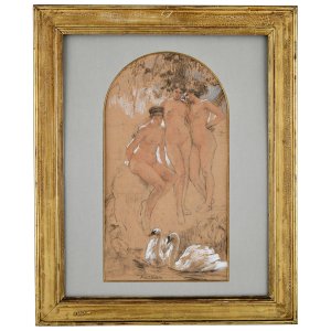 Herman Richir drawing nudes Art Nouveau - 1