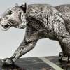 Art Deco Skulptur zwei Panther