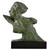 Art Deco sculpture Mermoz Focht