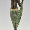 Lamp Art Deco stijl naakt met vaas ODALISQUE