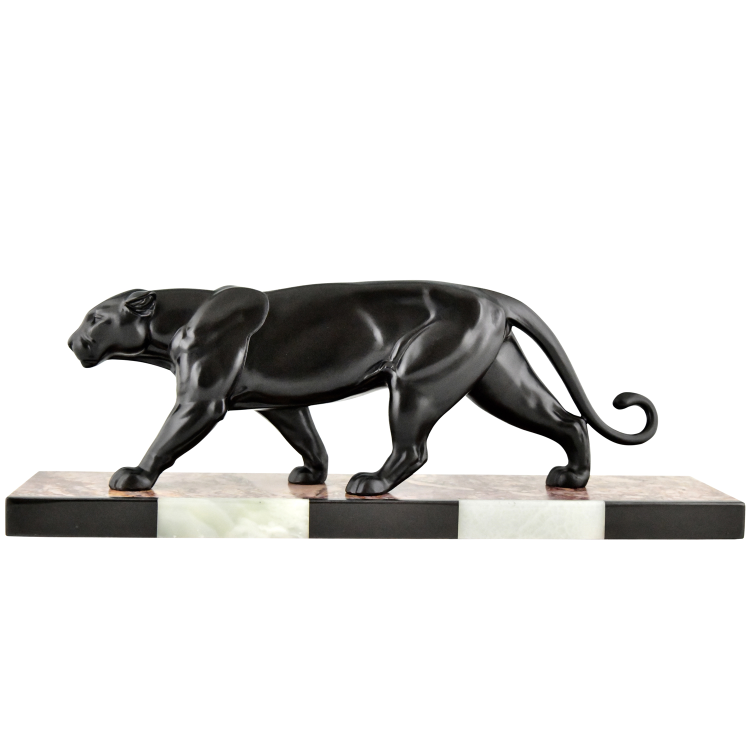 Ouline Panther Art Deco sculpture - 1