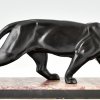 Art Deco sculpture of a panther.