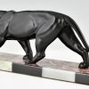 Art Deco sculpture of a panther.