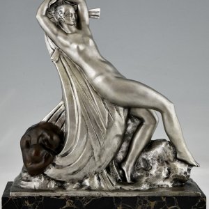 Art Deco bronze dancer and man Lamourdedieu