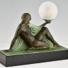 Lamp in Art Deco stijl REVERIE zittend naakt met bal