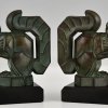 Art Deco squirrel bookends Max Le Verrier - 2