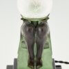 Art Deco style lamp seated nude DELASSEMENT LUMINEUX