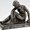 Martrus Art Deco bronze sculpture nude