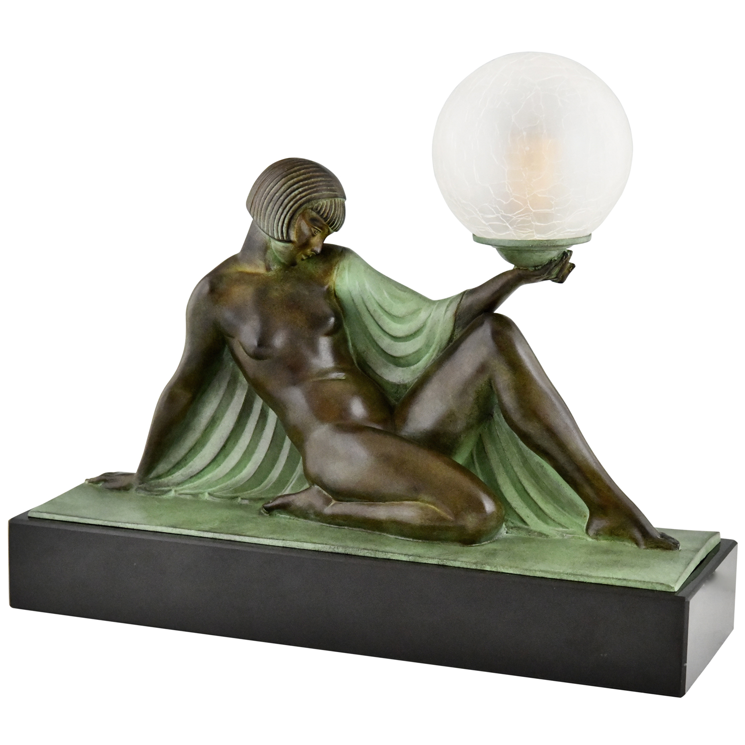 REVERIE Art deco lamp Guerbe Max le Verrier