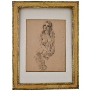 Raf de Buck drawing nude - 1
