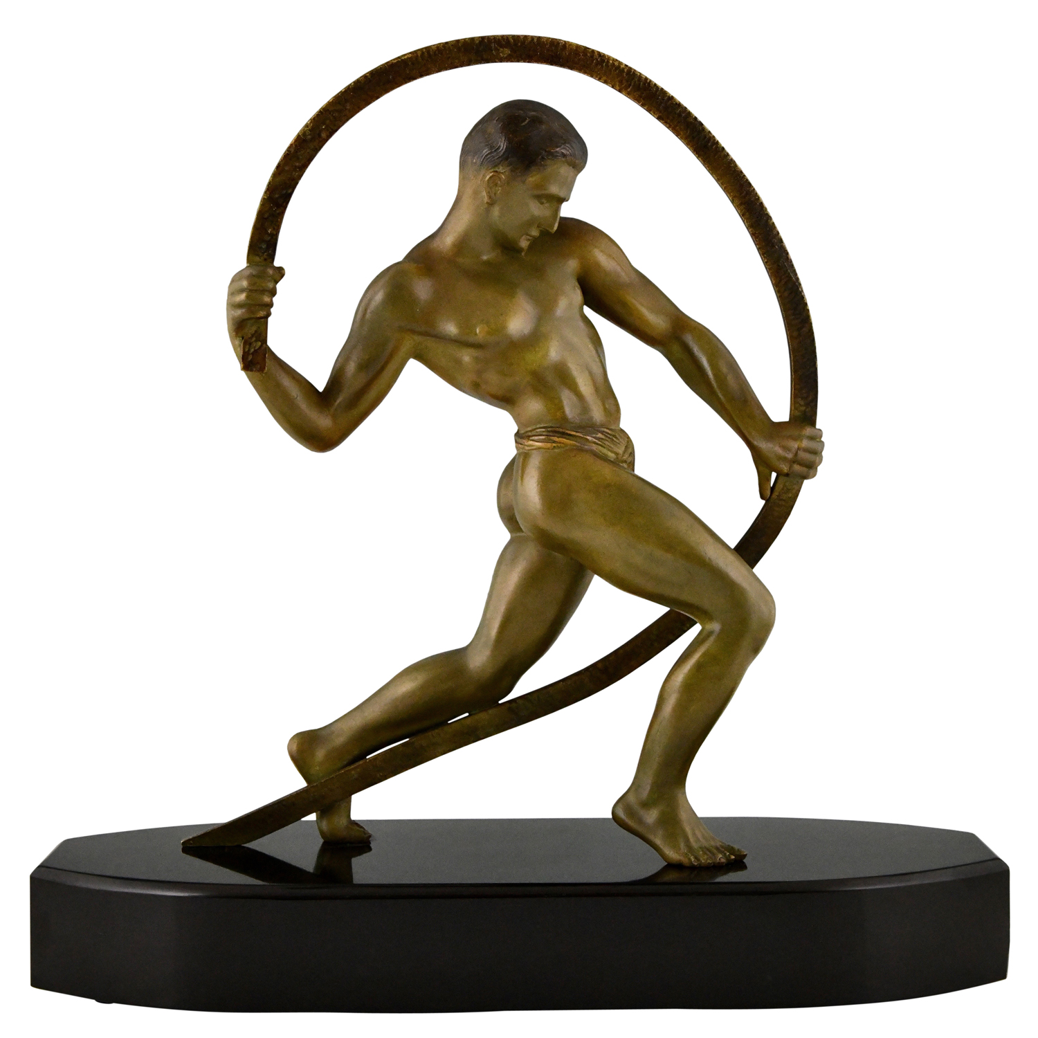 Kovats athlete Art deco sculpture