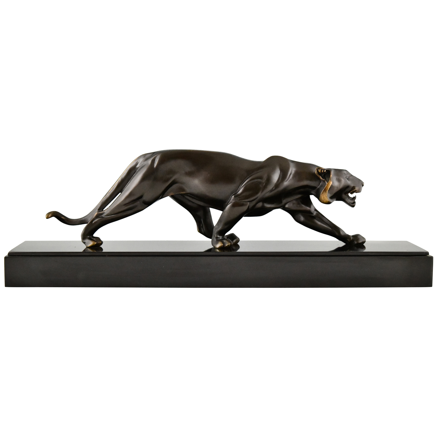 Rulas bronze panther Art Deco - 1