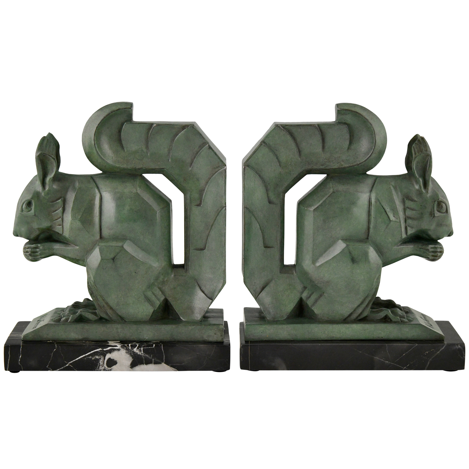 rt deco squirel bookends Max Le Verrier - 1