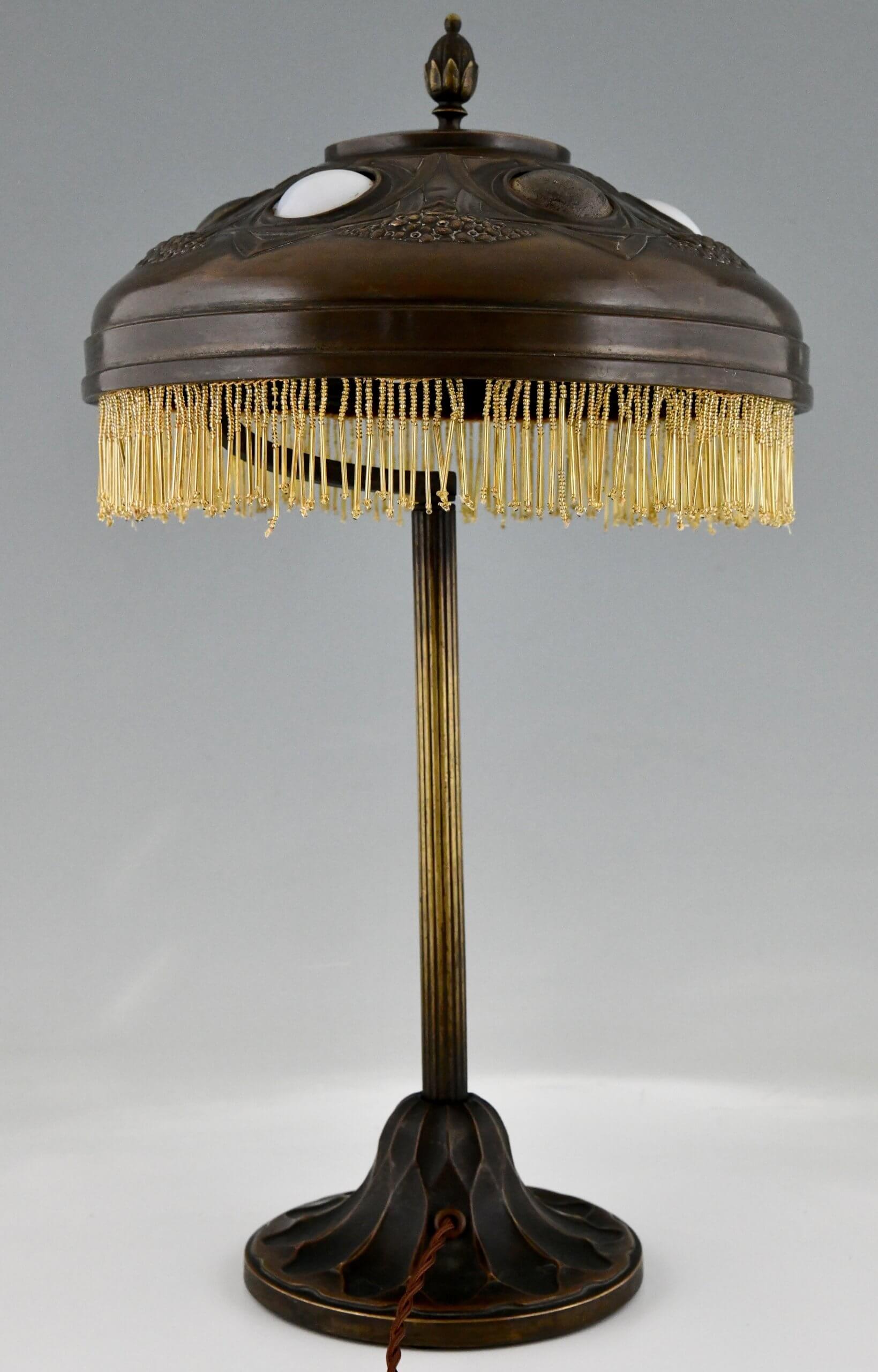 Art Nouveau desk lamp