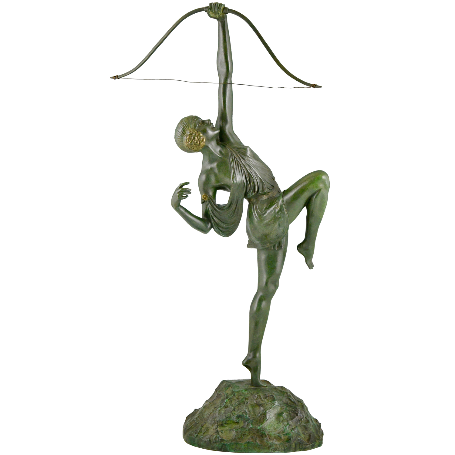 Art Deco bronze Diana Le Faguays