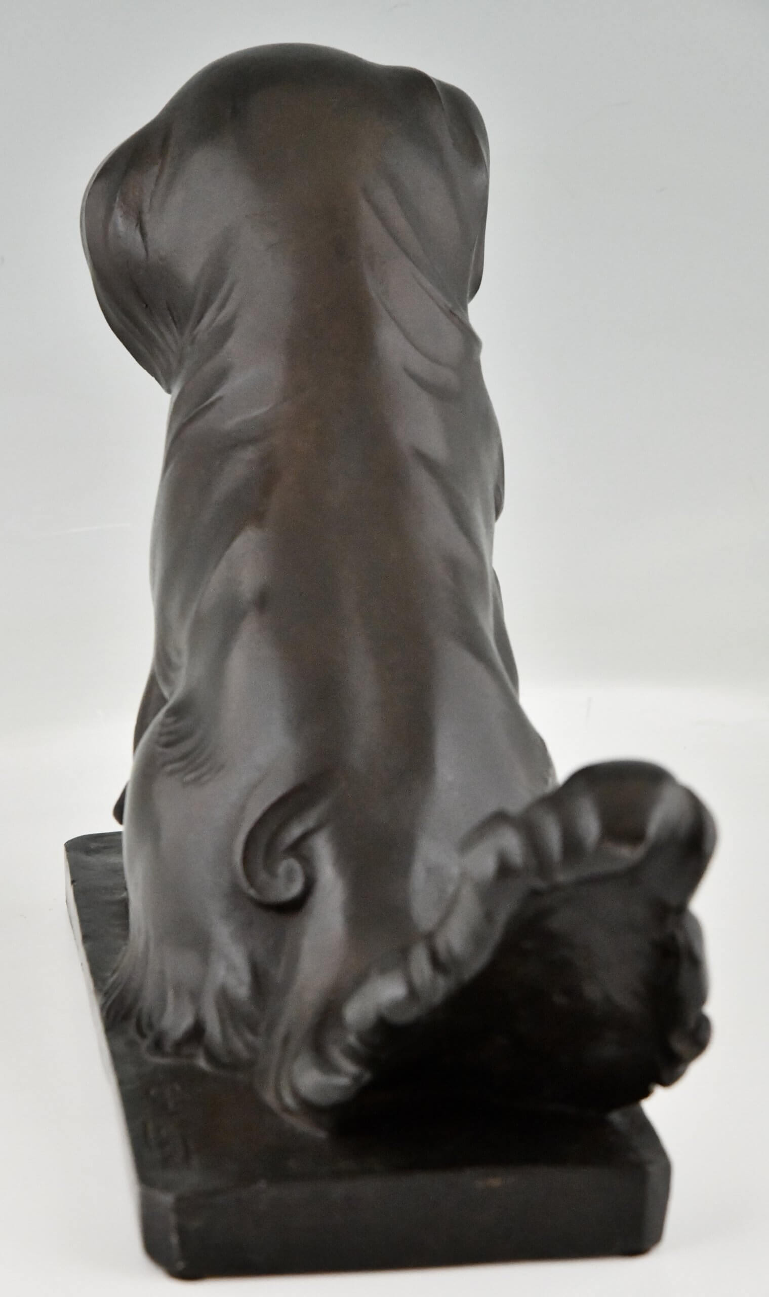 最終値下げ Art Deconamic - dog. pekingese sculpture bronze Deco その他