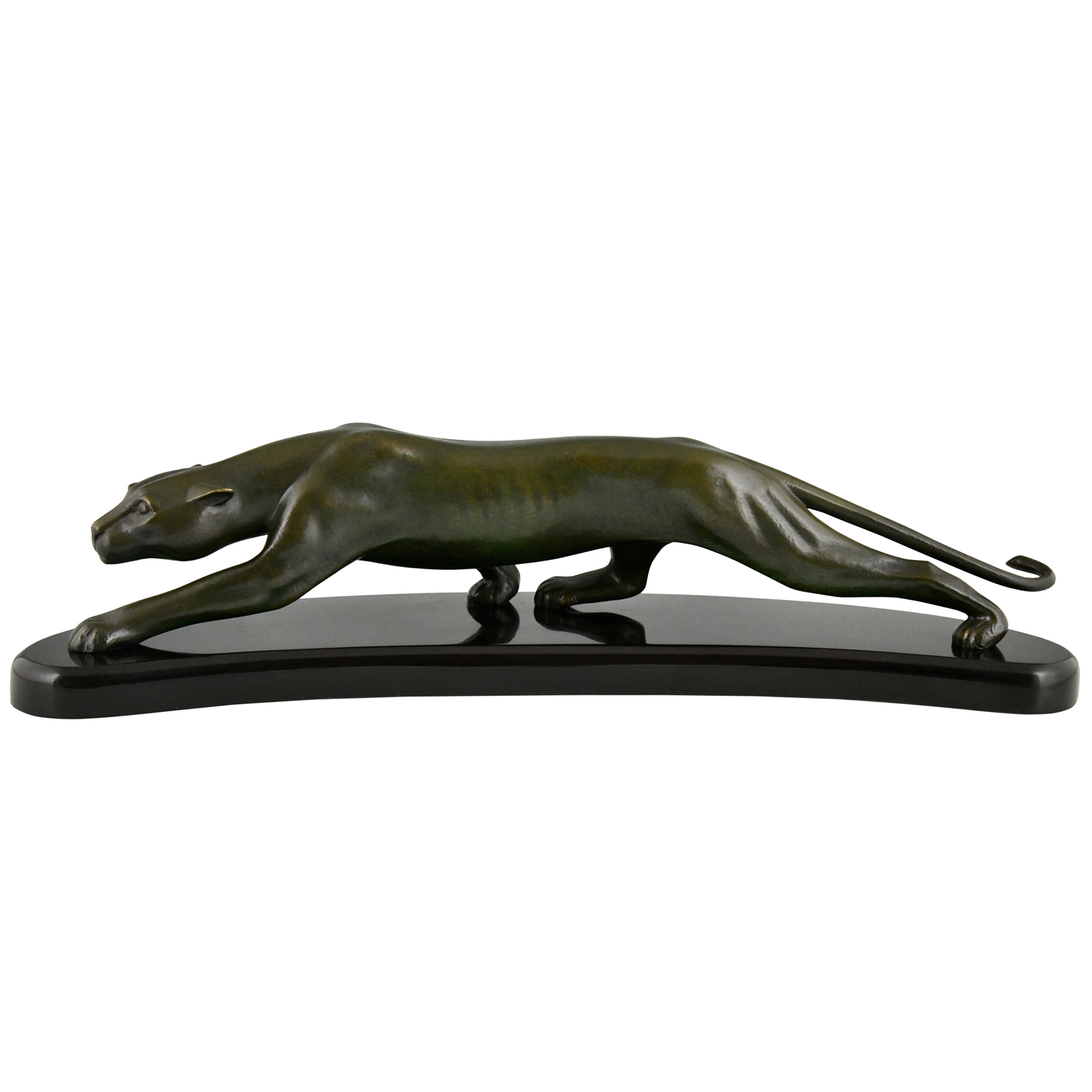 Art Deco bronze sculpture panther Lavroff