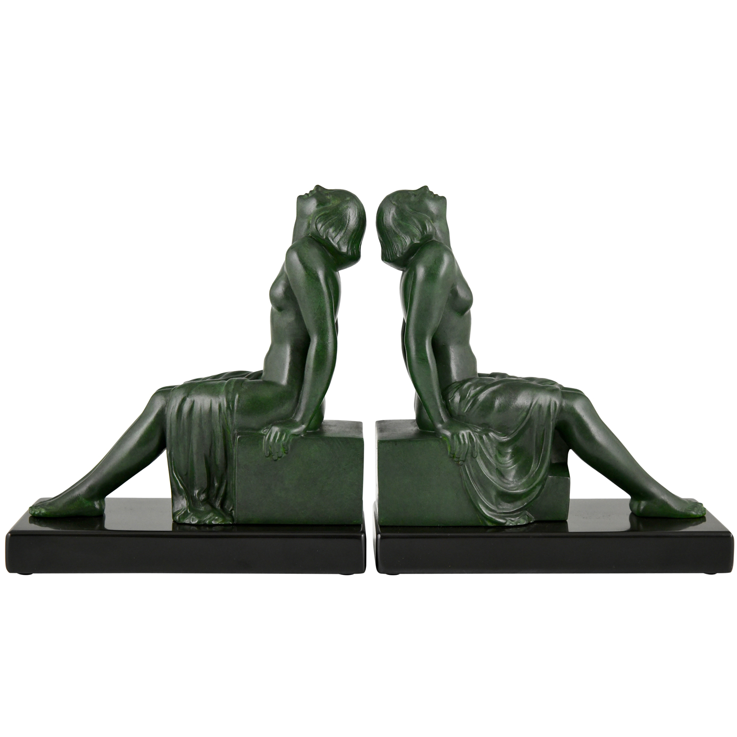 Art Deco nude bookends Janle - 1