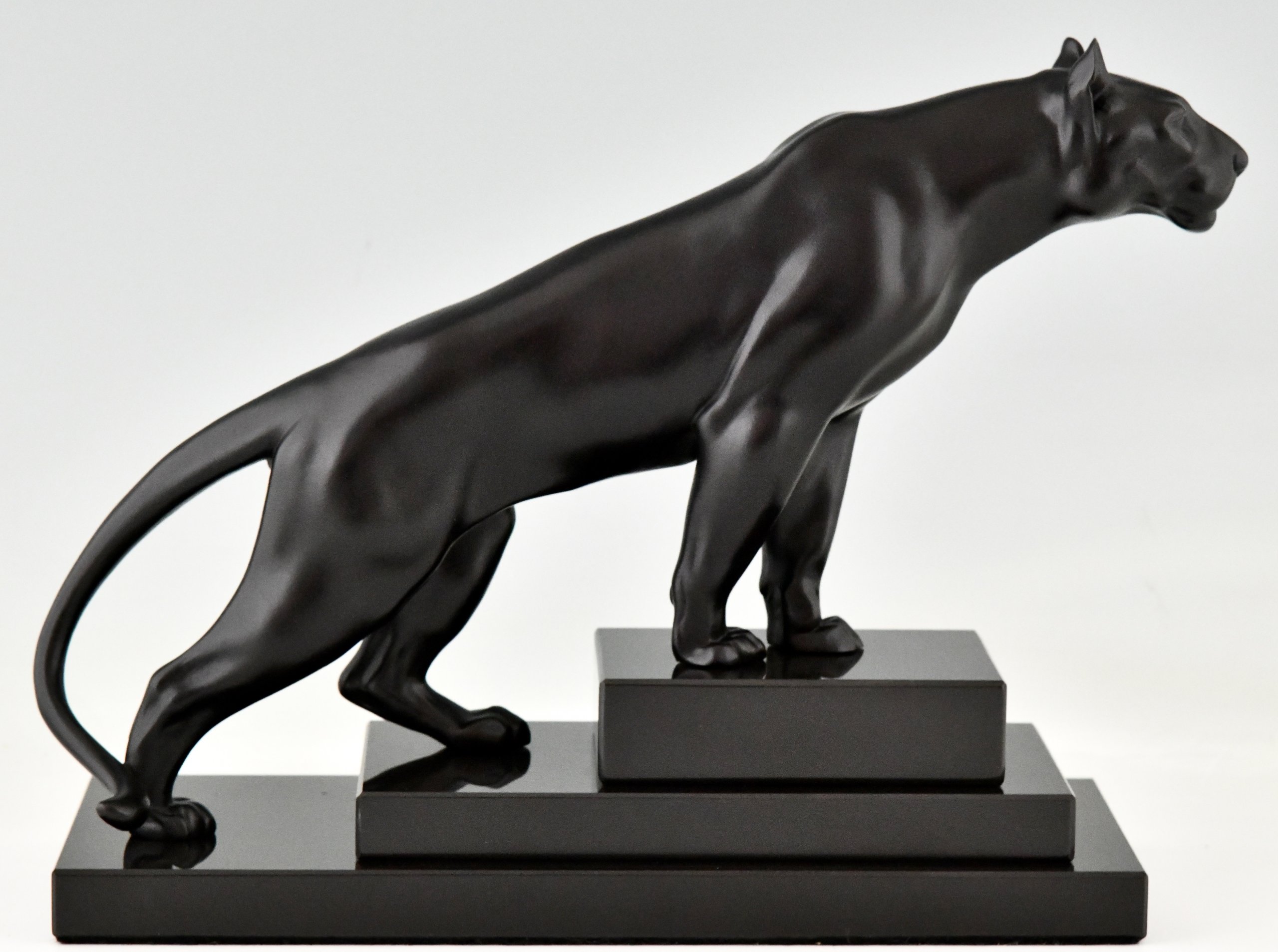 Panther Skulptur im Art Deco Stil JUNGLE