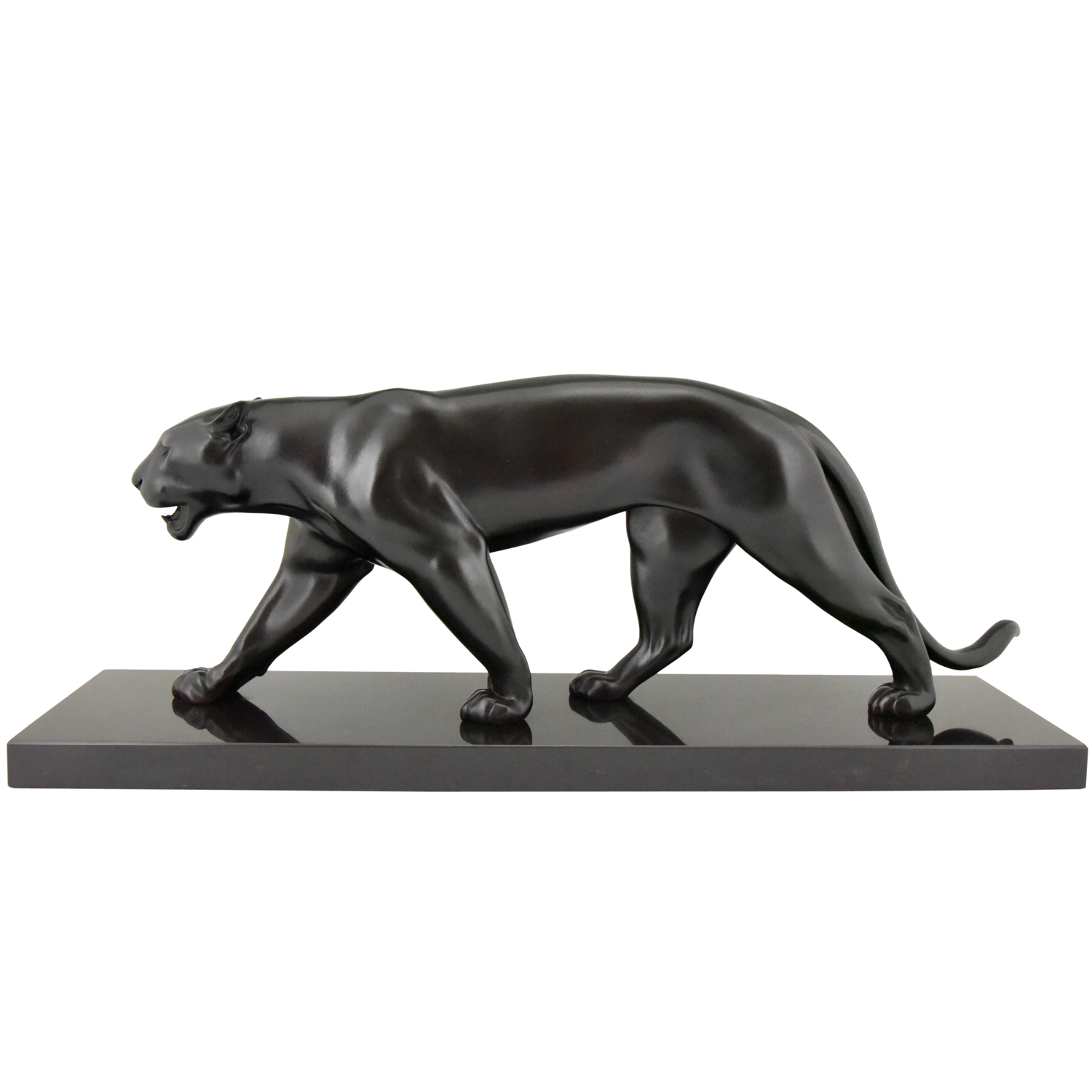 Art Deco style panther sculpture BAGHERA Baghera Max Le Verrier Art Deco