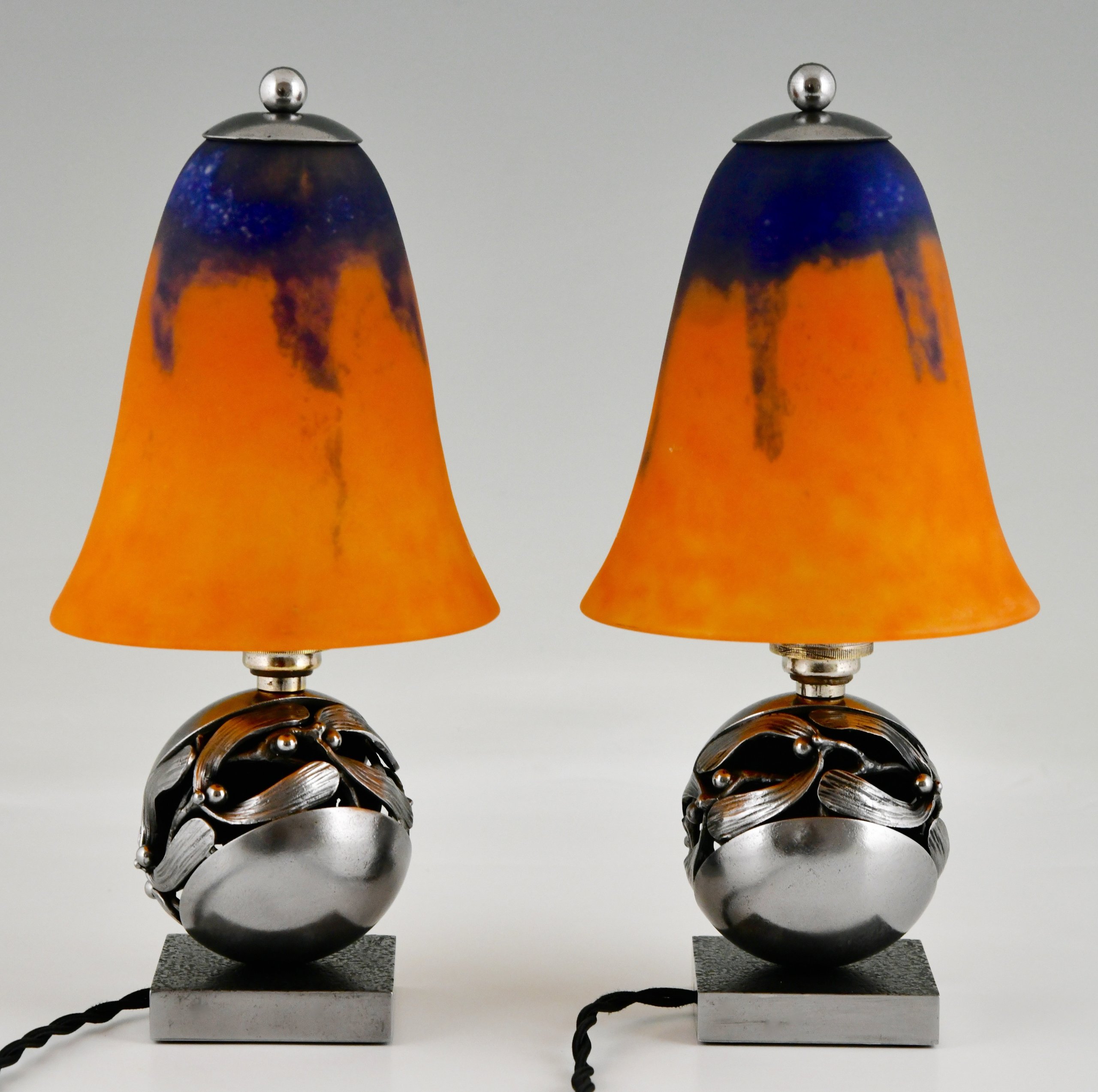 Pair of outlet table lamps
