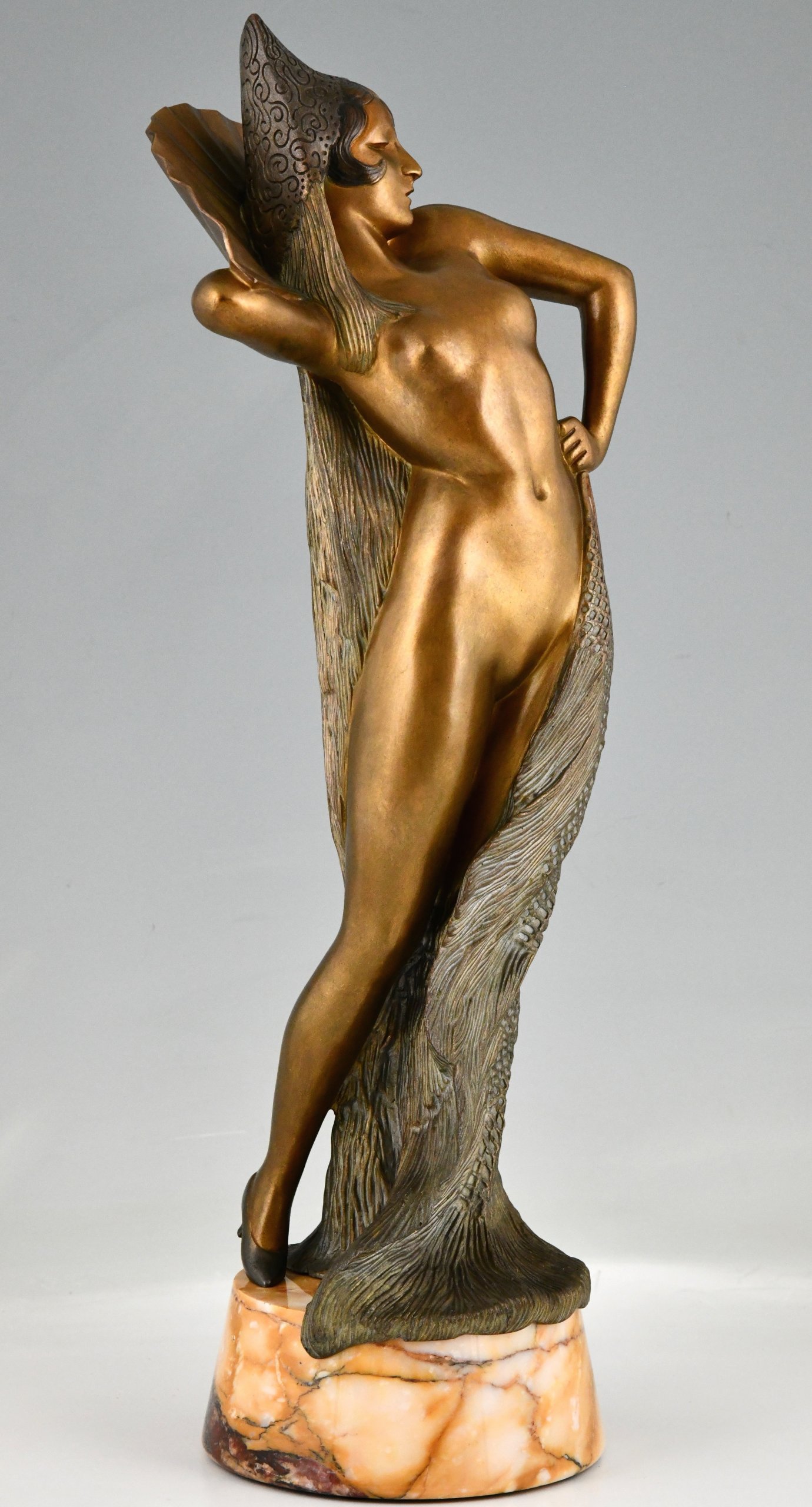 Art Deco bronze sculpture of a Spanish dancer.