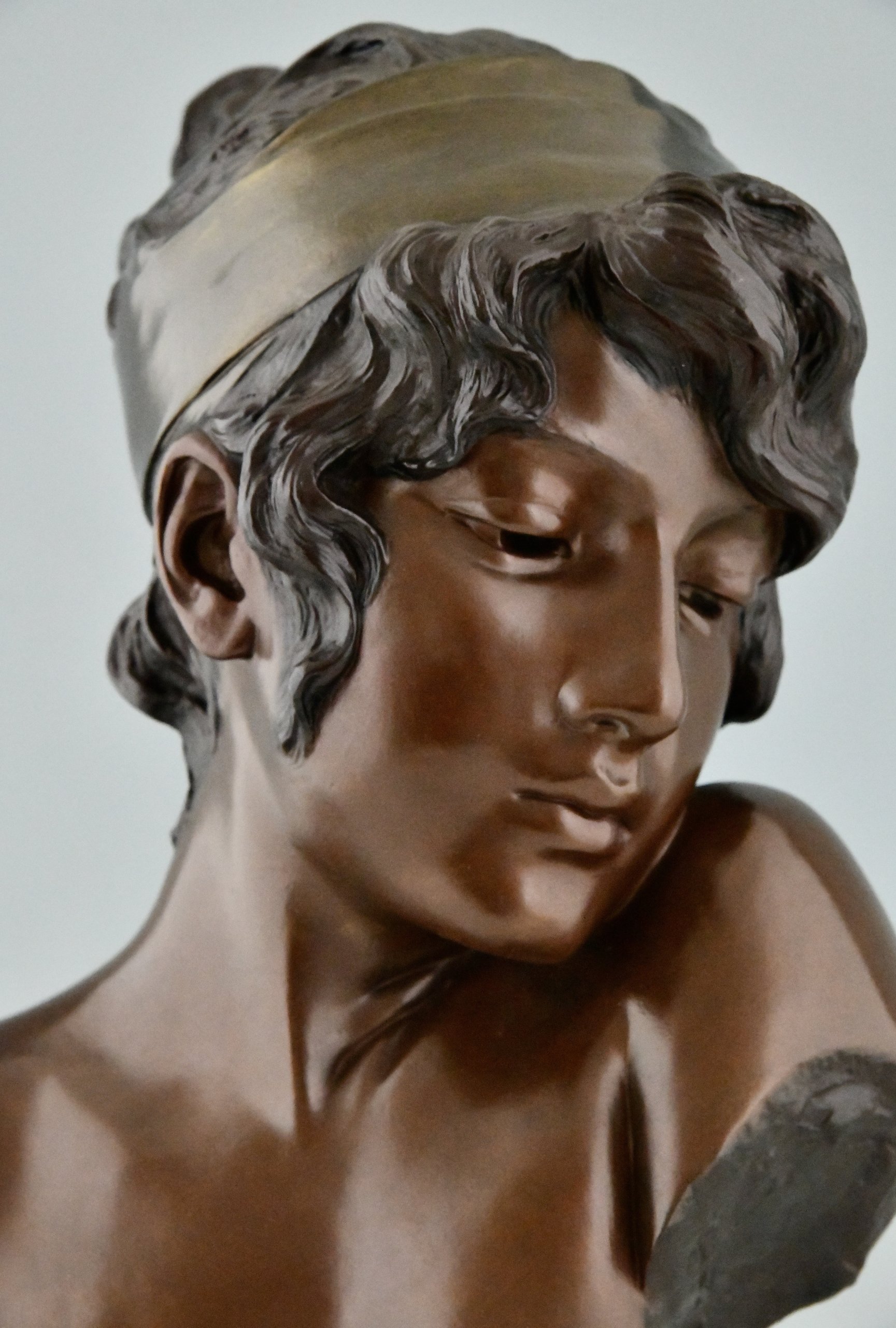 Art Nouveau buste van een vrouw Sapho