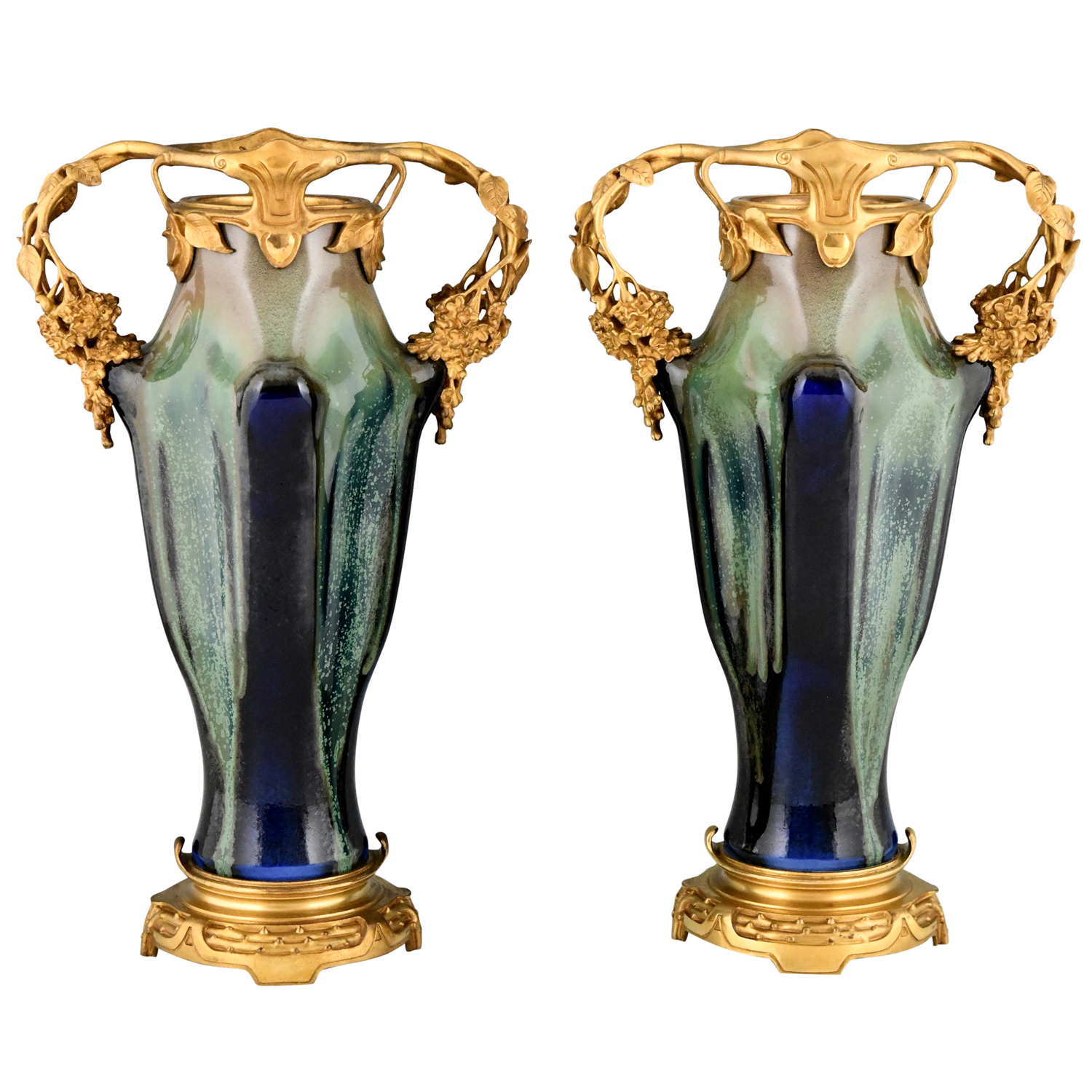 Art Nouveau vases Louchet - 1