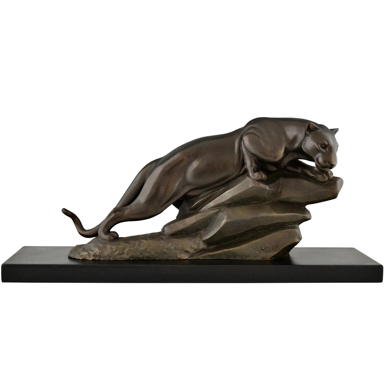 Leducq Art Deco panther sculpture - 1