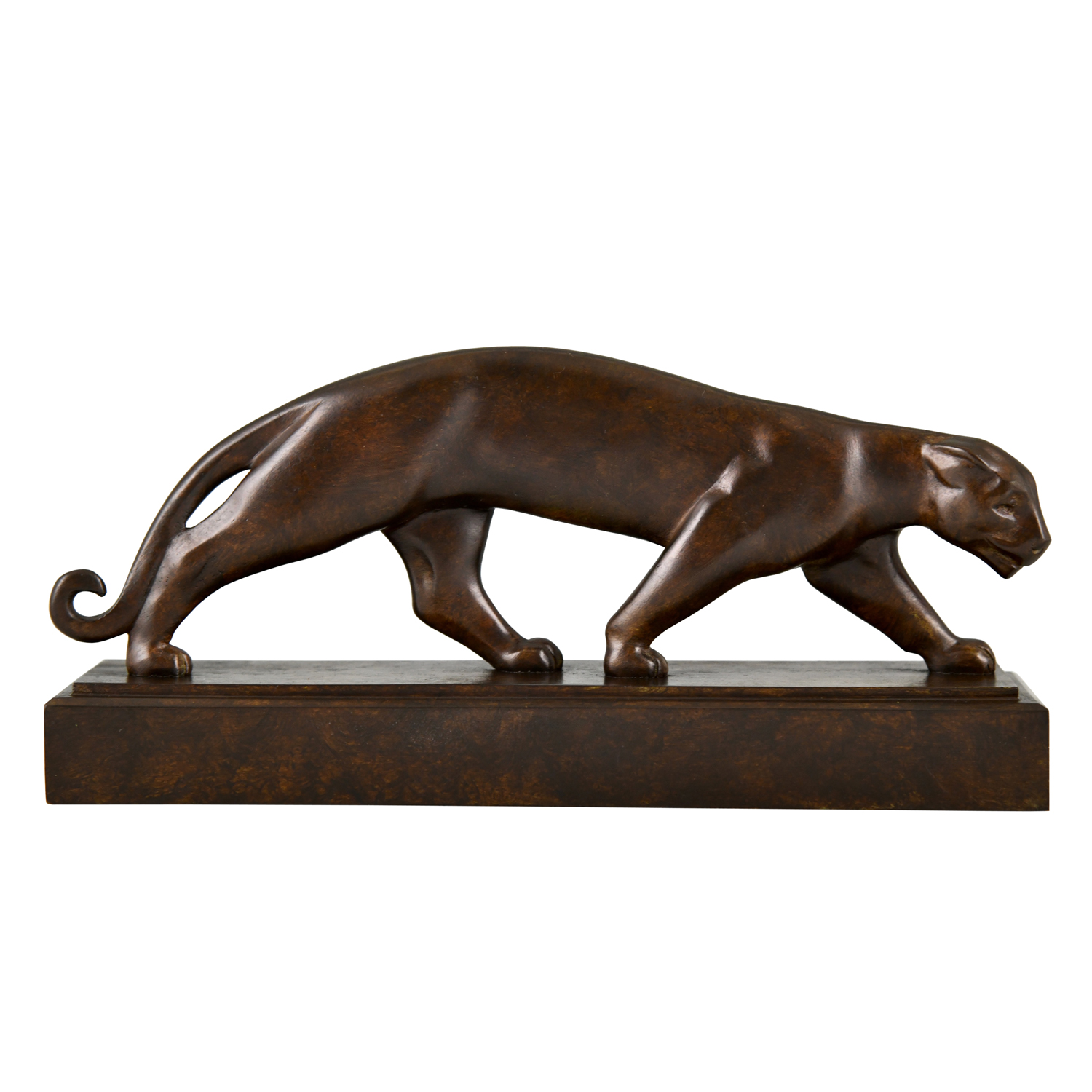Art Deco bronze panther Luc Alliot - 1