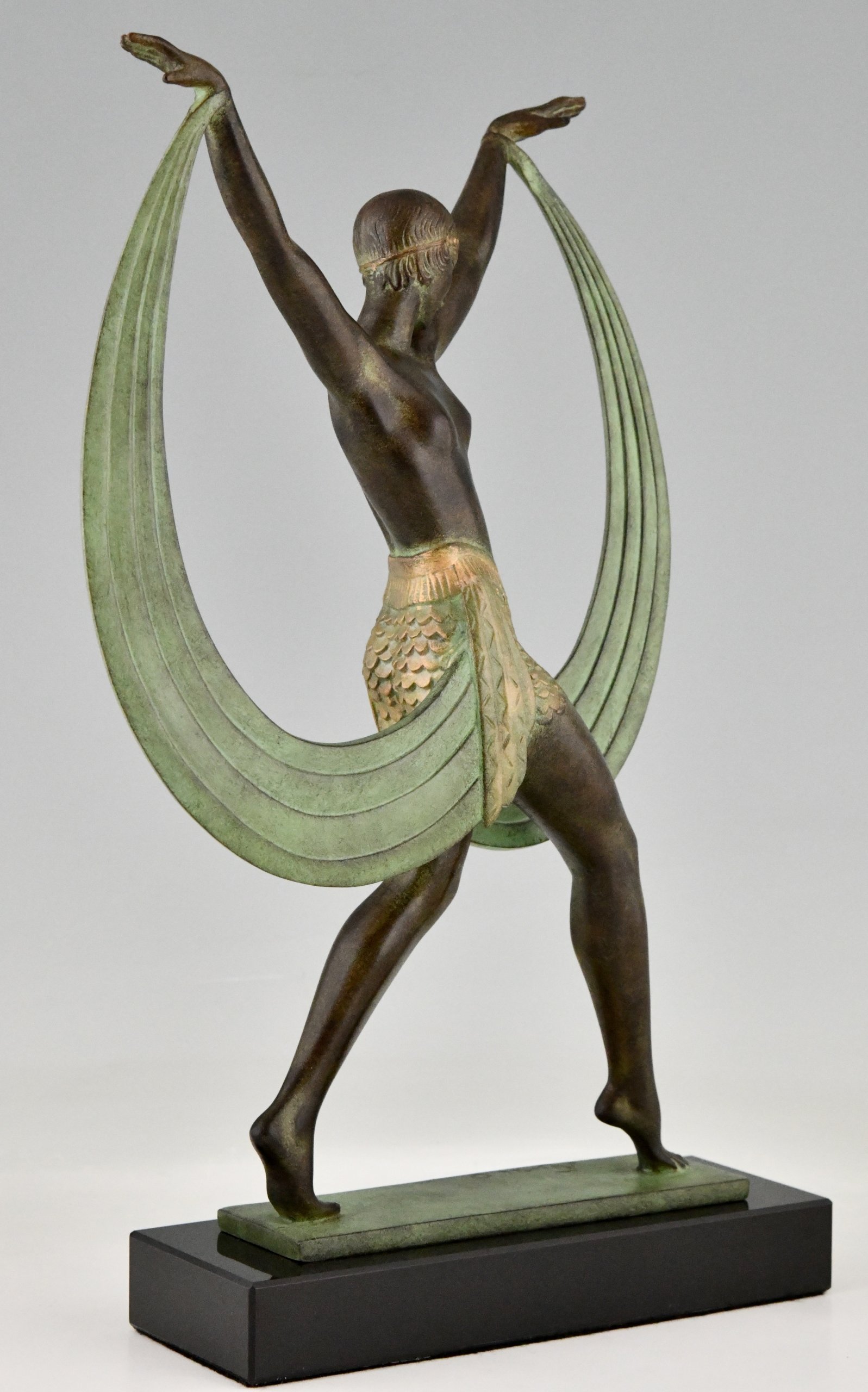 Art Deco style sculpture of a dancer LYSIS