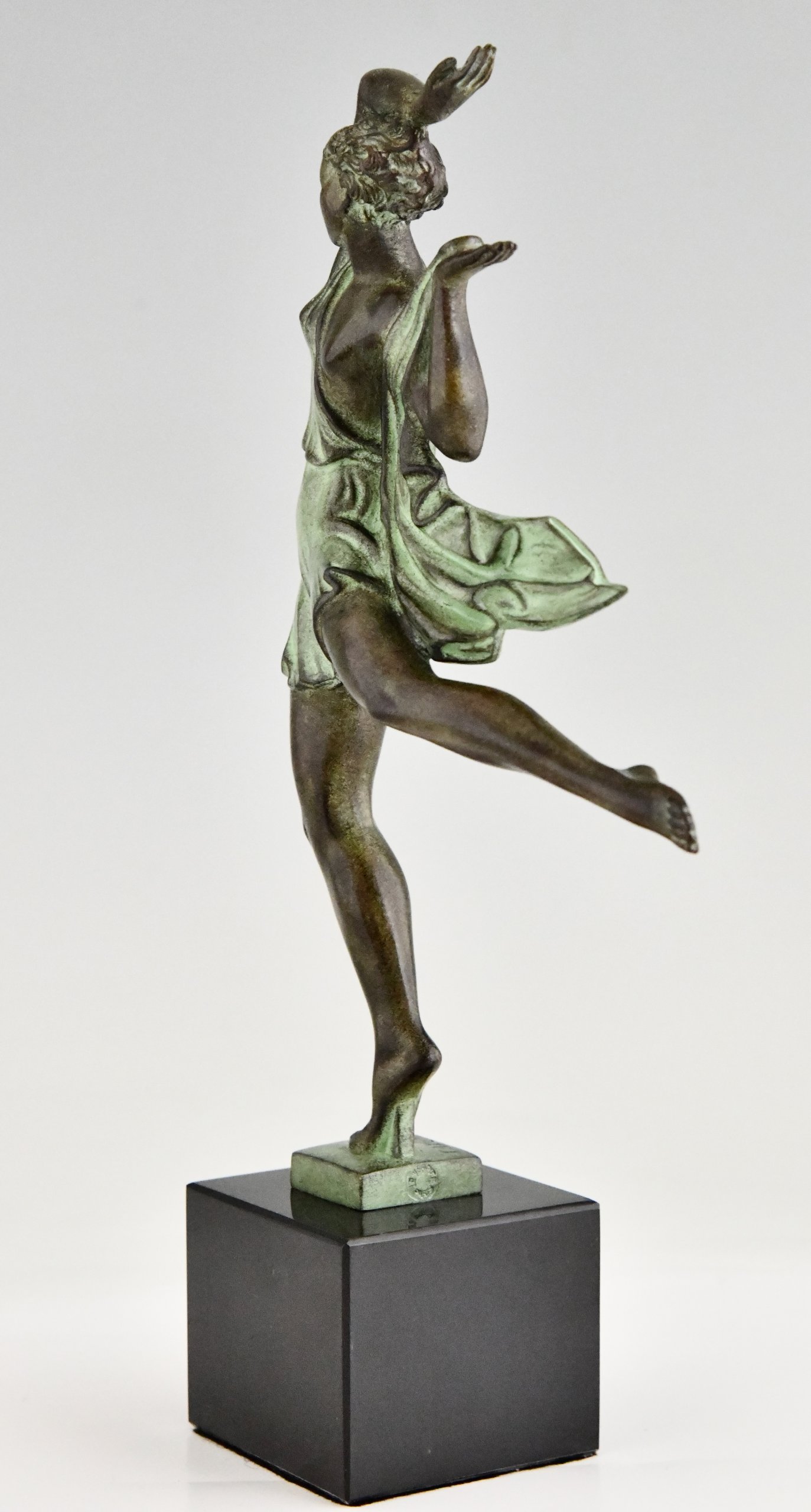 Art Deco style sculpture of a dancer ALLEGRESSE