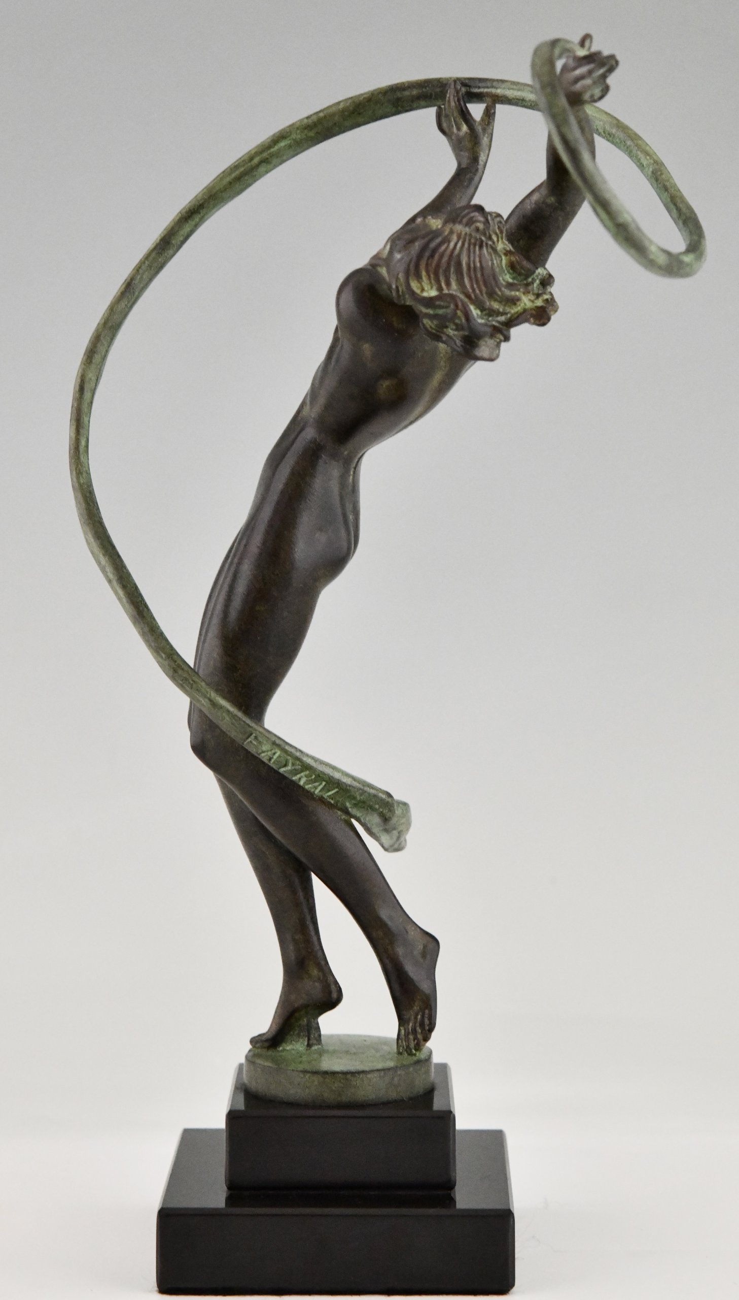 Sculpture TOURBILLON danseuse de style Art Déco