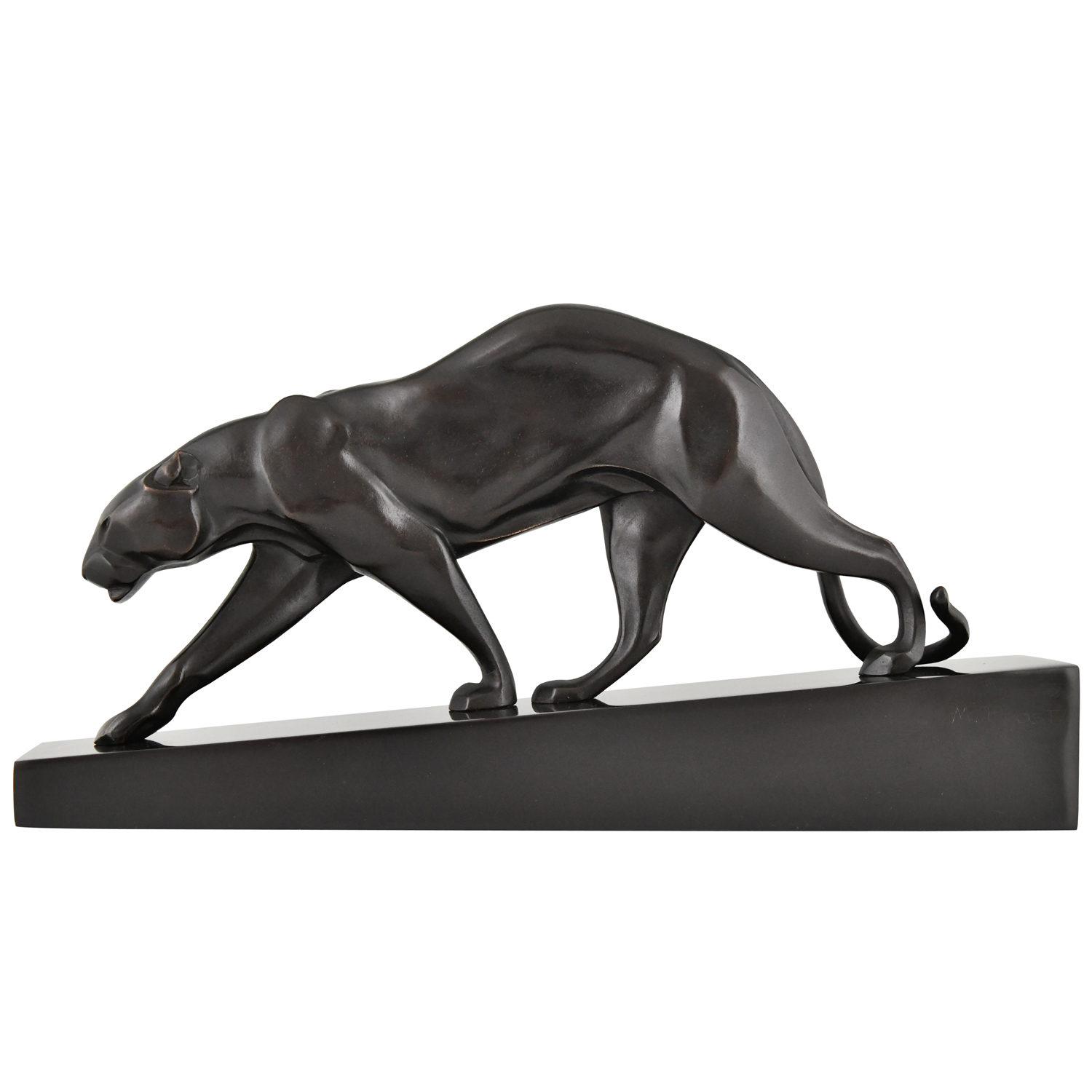 Art Deco bronze panther Maurice Prost -