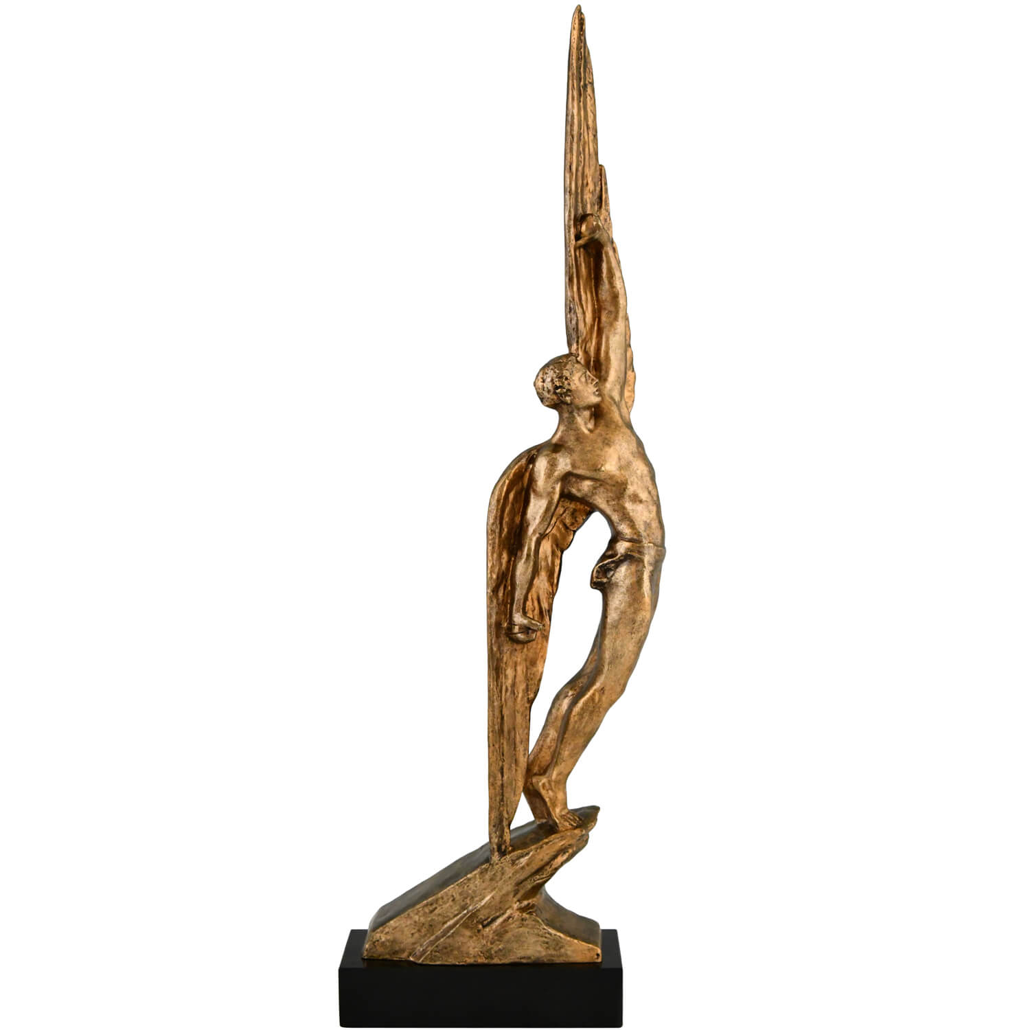 Art Deco bronze sculpture Icarus Pierre Le Faguays - 1