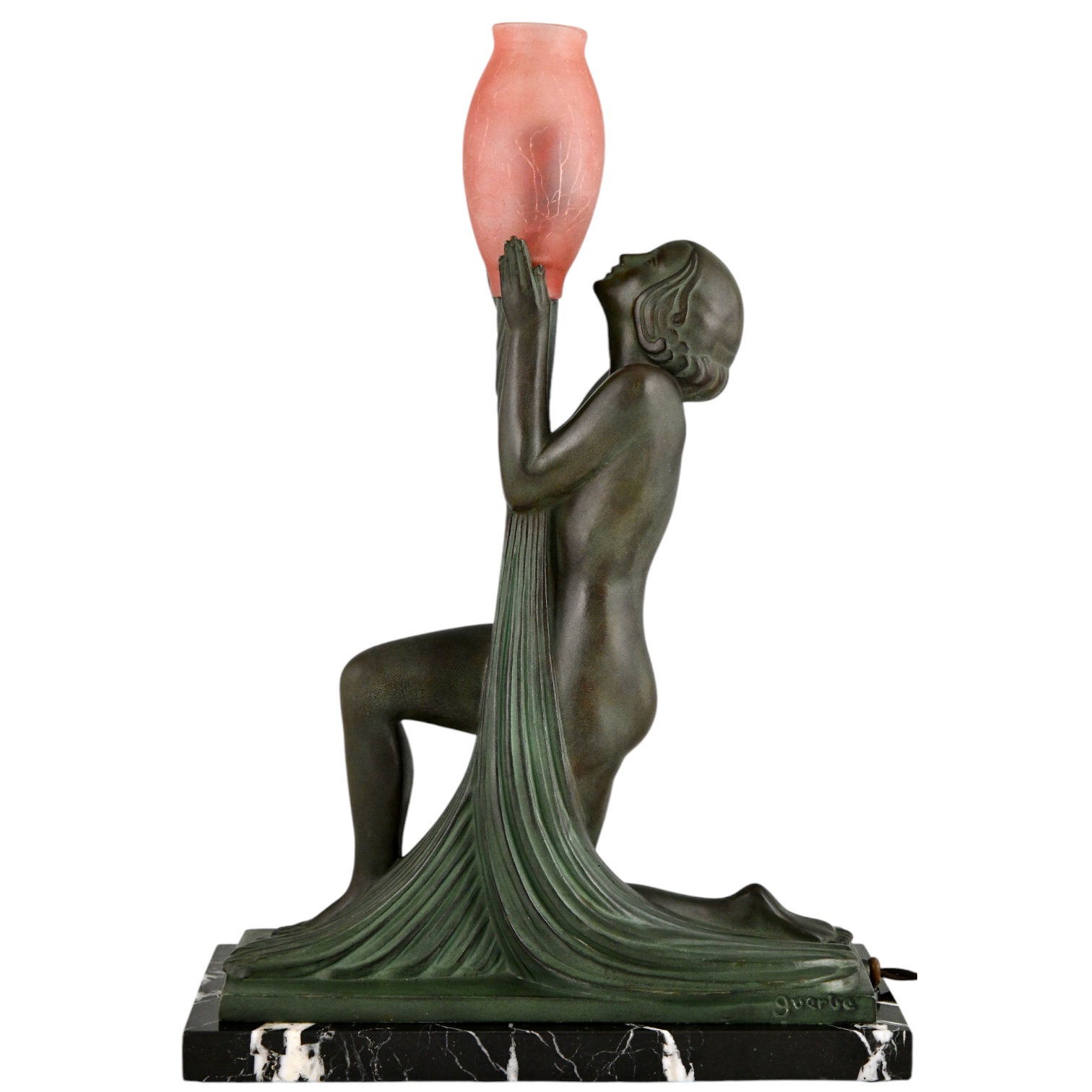 Guerbe Art Deco lamp lady ADORATION - 1-Deconamic