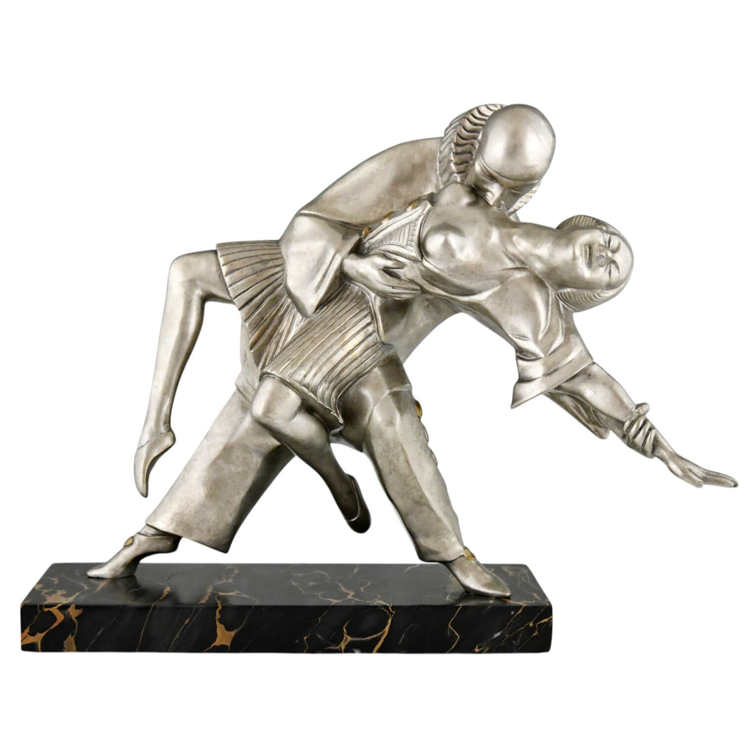Art Deco bronze Cartier Pierrot Tango - 1-Deconamic