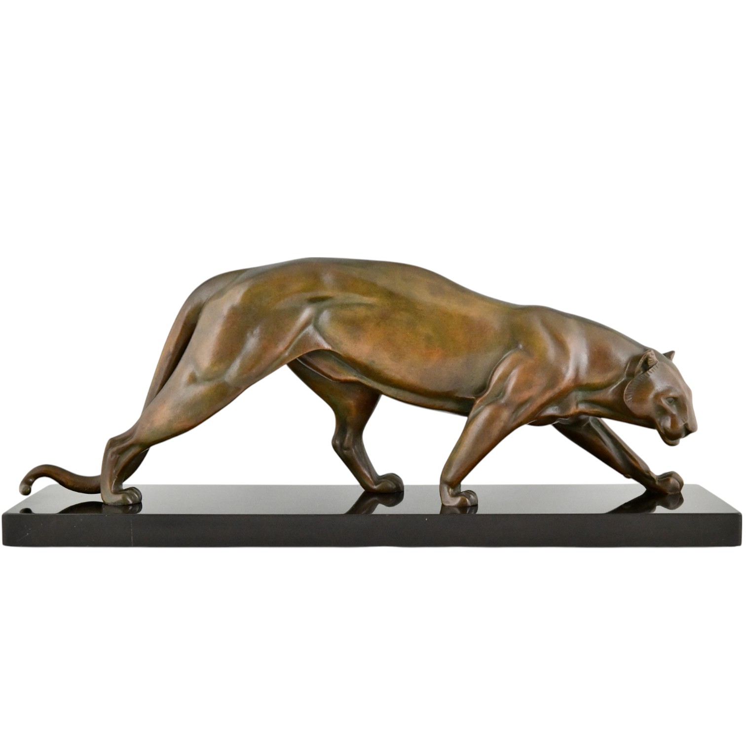 Art Deco bronze panther Rochard - 1-Deconamic