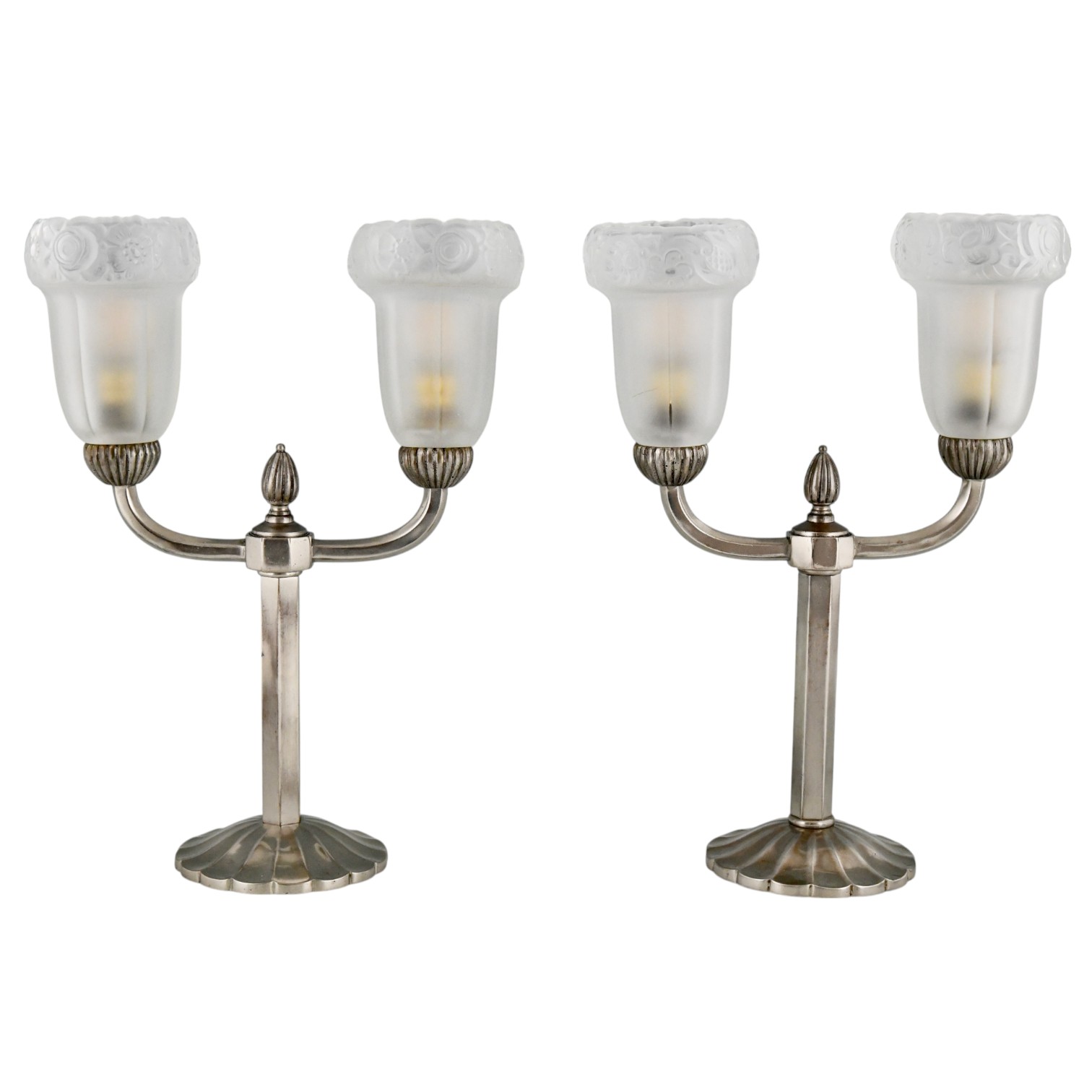 Art Deco lamps pair - 1-Deconamic