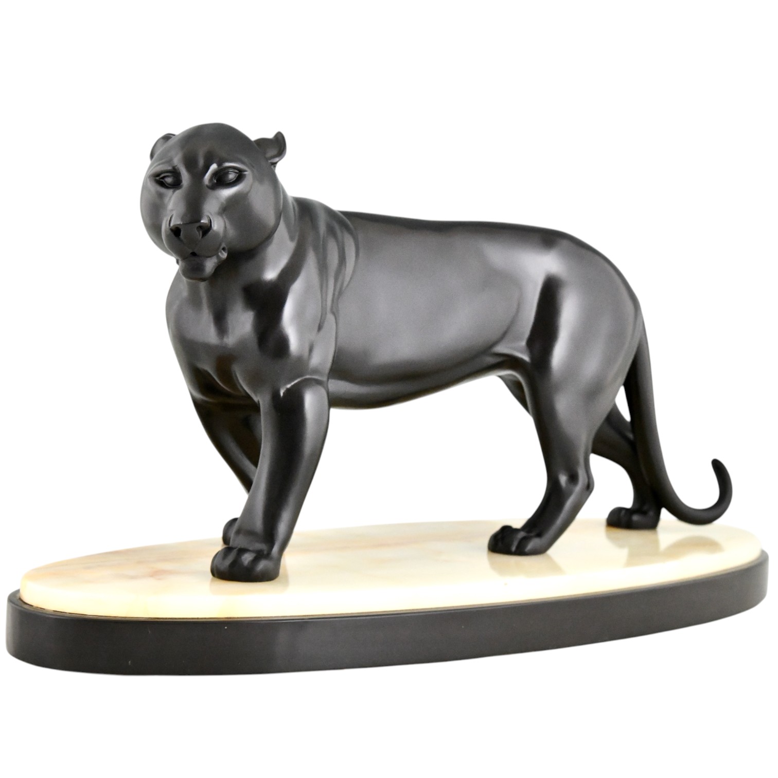 Art Deco panther sculpture Art Deco panther sculpture
