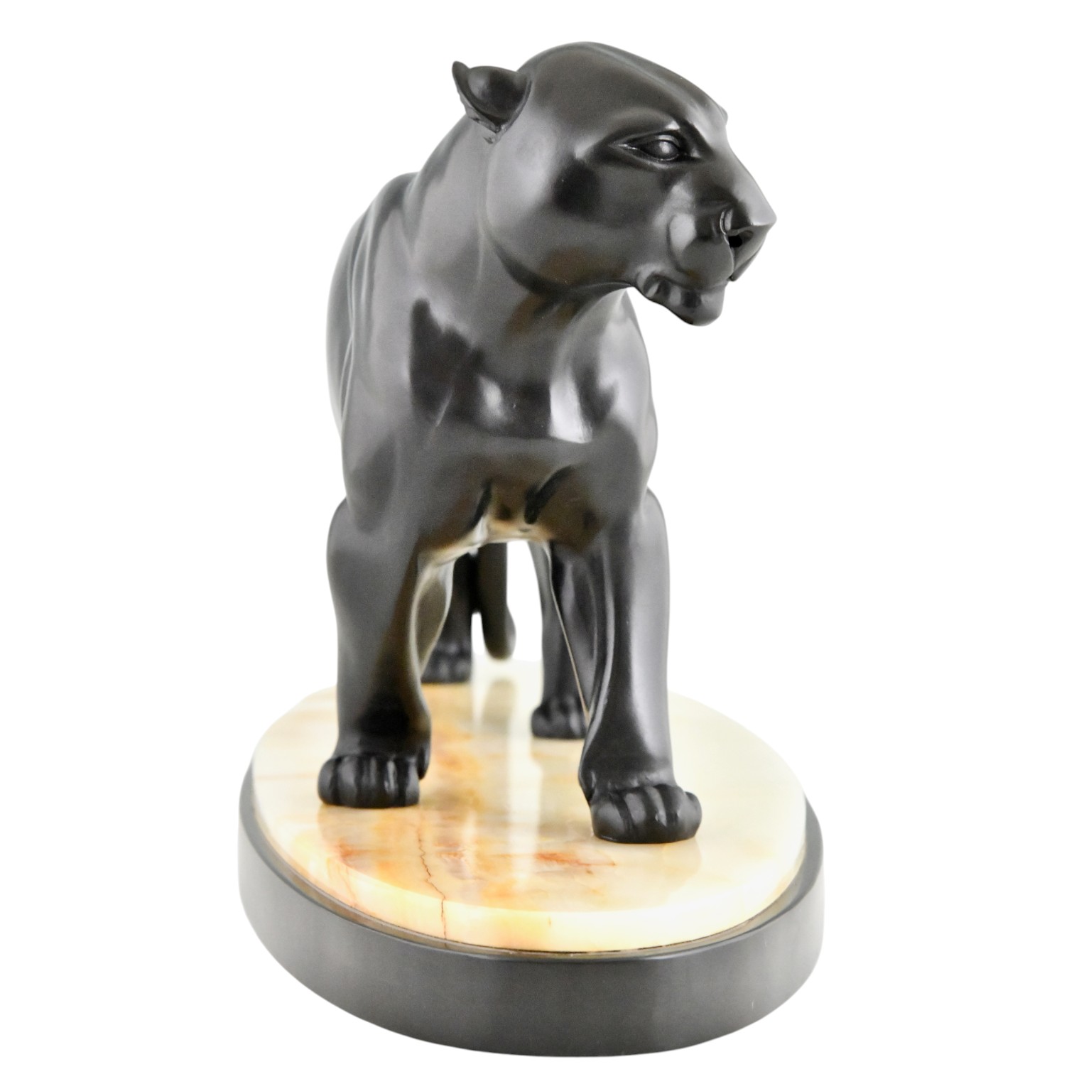 Art Deco panther sculpture Art Deco panther sculpture