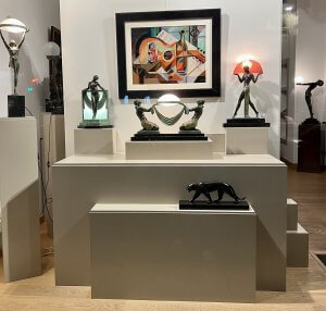 Sélection de sculptures authentiques de Max Le Verrier exposées chez Deconamic