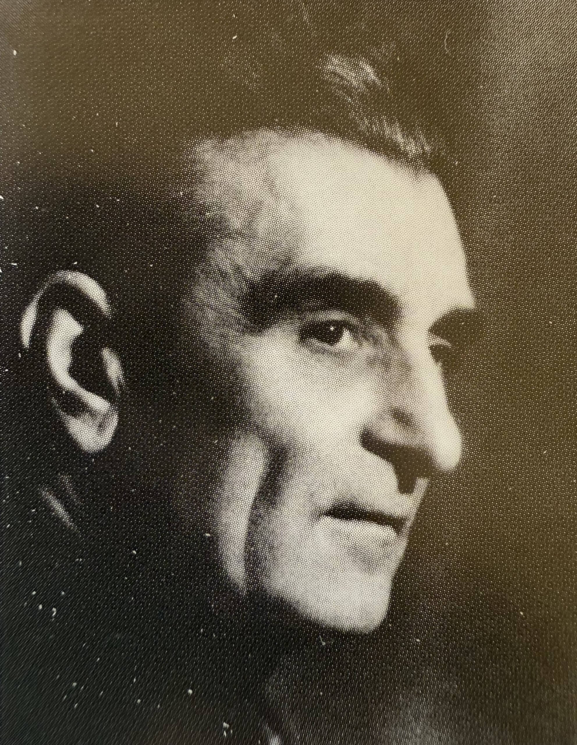 Portret van een jonge Max Le Verrier, toekomstige Art Deco-beeldhouwer