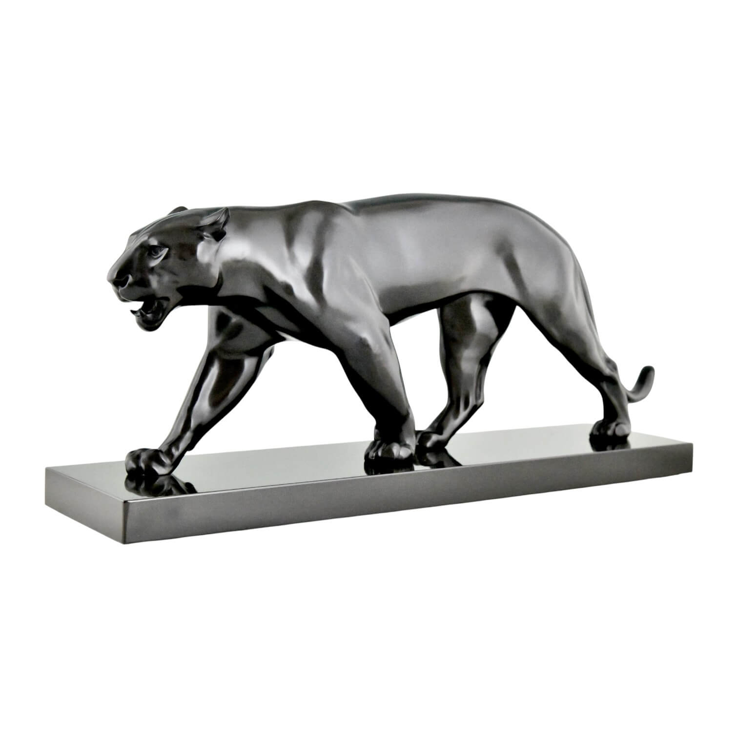 Art Déco Panther Skulptur BAGHERA Art Déco Panther Skulptur BAGHERA