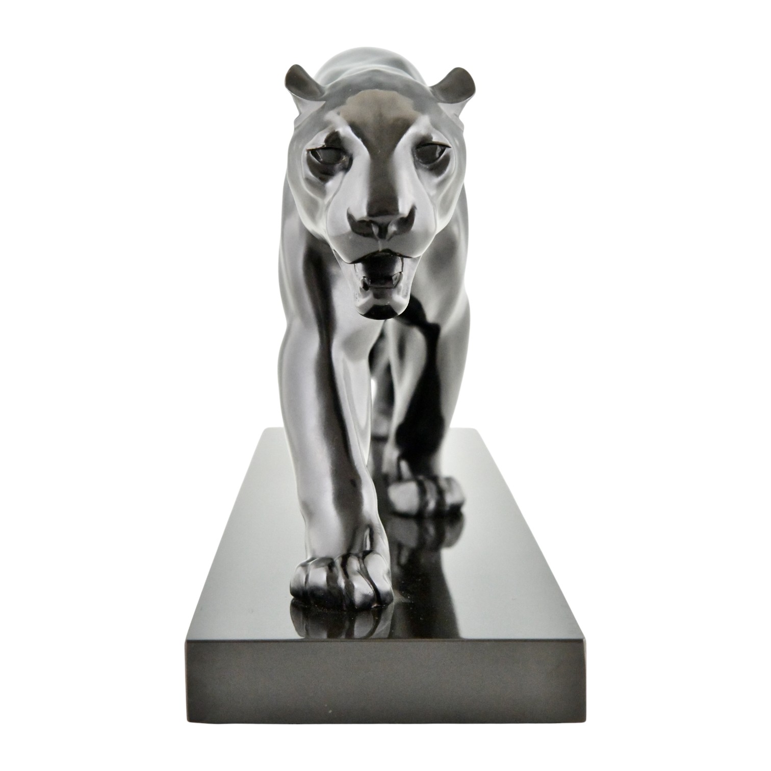 Art Déco Panther Skulptur BAGHERA Art Déco Panther Skulptur BAGHERA