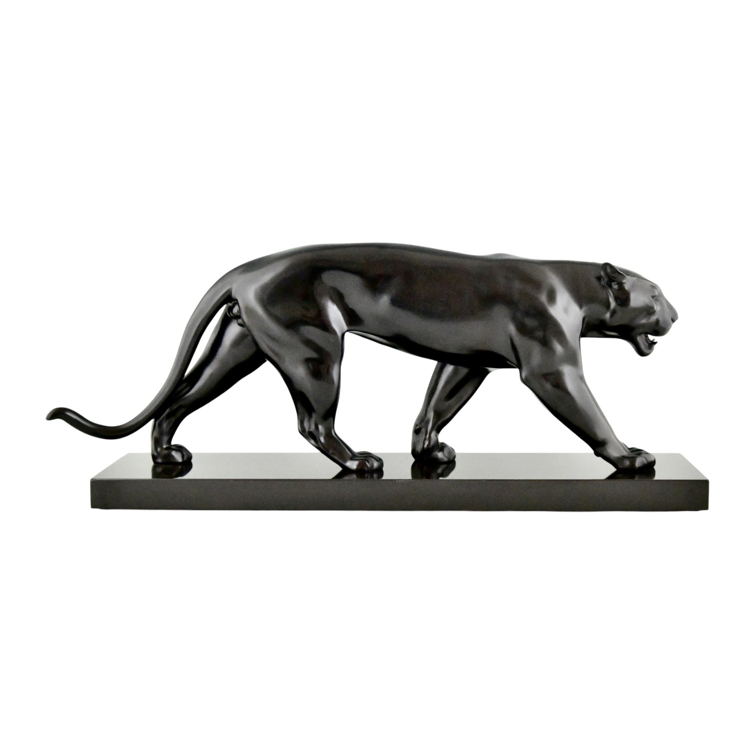 Art Déco Panther Skulptur BAGHERA Art Déco Panther Skulptur BAGHERA