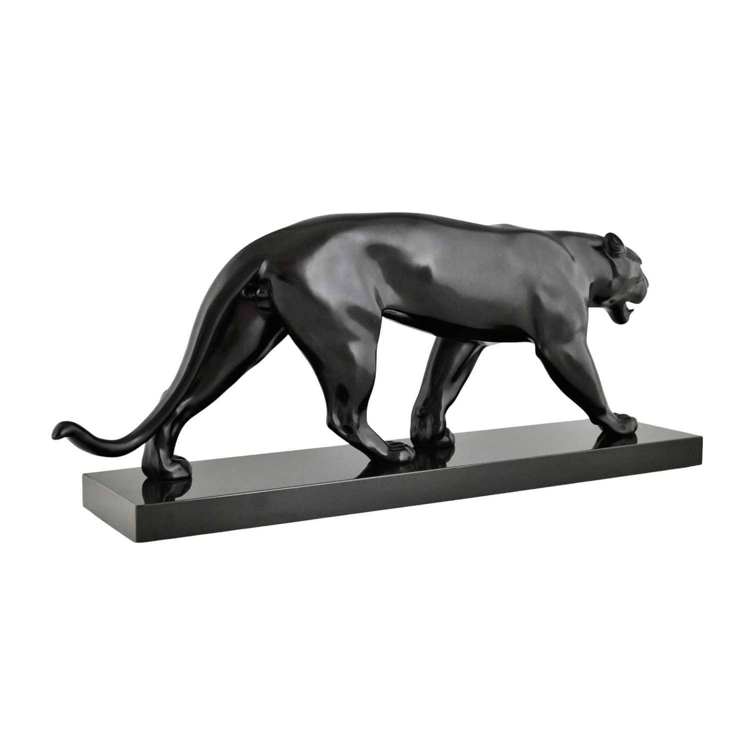 Art Déco Panther Skulptur BAGHERA Art Déco Panther Skulptur BAGHERA