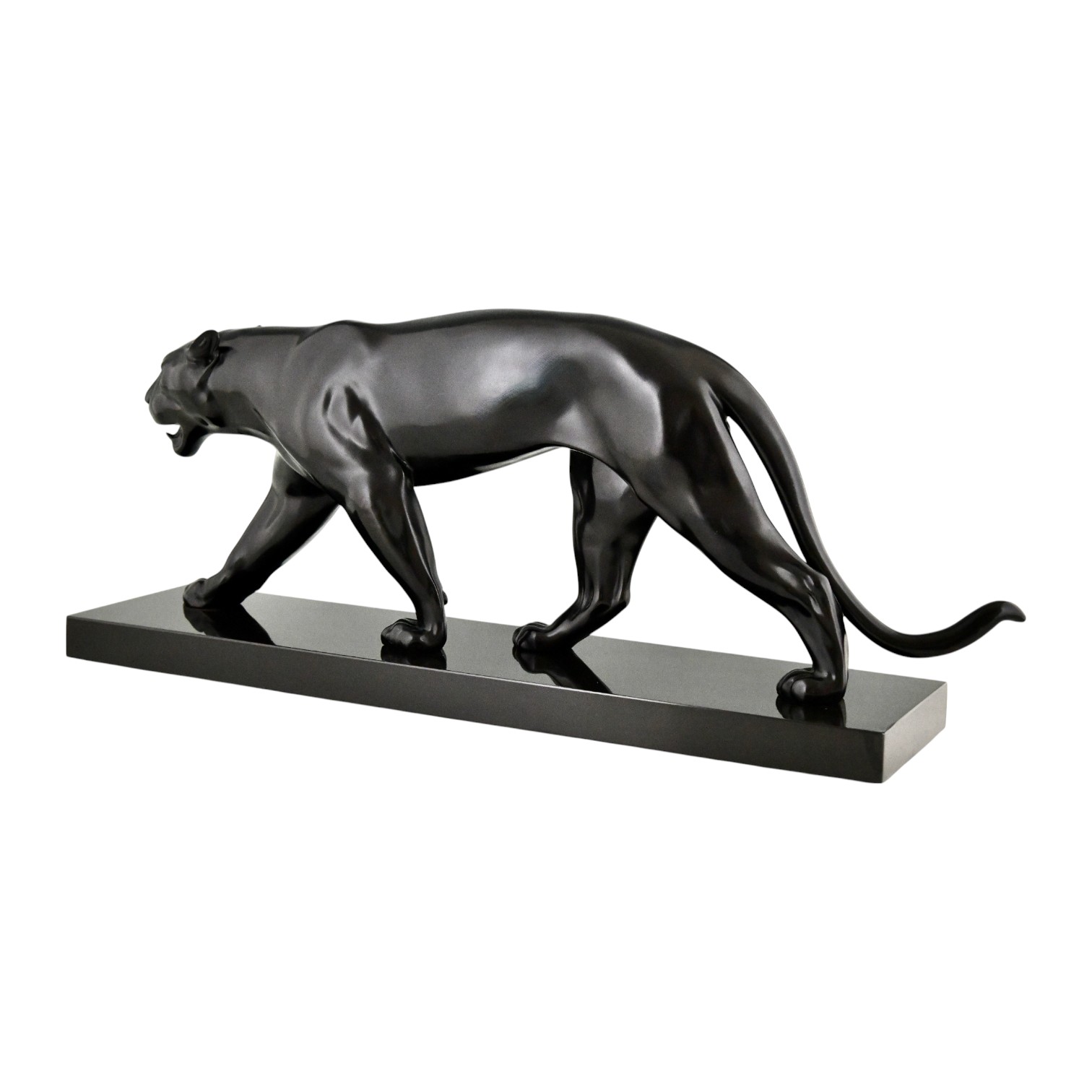 Art Déco Panther Skulptur BAGHERA Art Déco Panther Skulptur BAGHERA