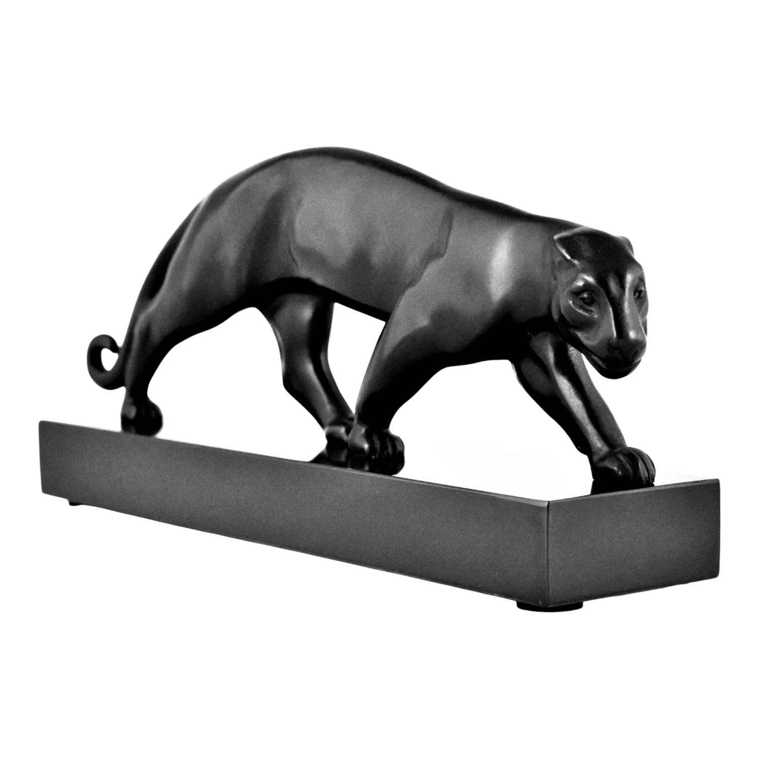 Art Deco bronze panther sculpture Art Deco bronze panther sculpture