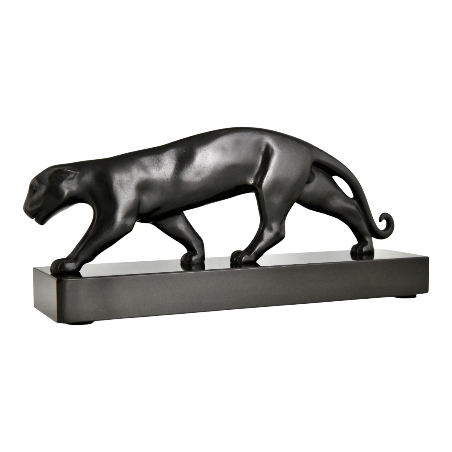 Art Deco bronze panther sculpture Art Deco bronze panther sculpture